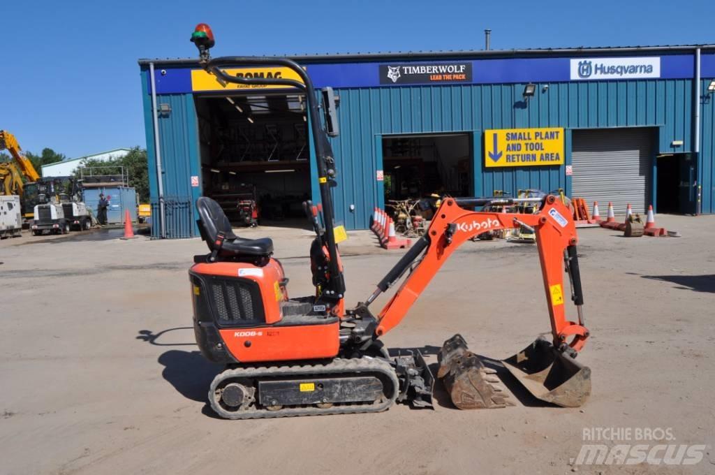 Kubota K 008-5 Minikaivukoneet < 7t