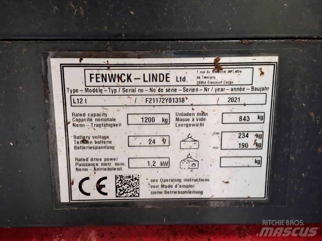 Linde L12I Käyden ajettavat pinoamistrukit