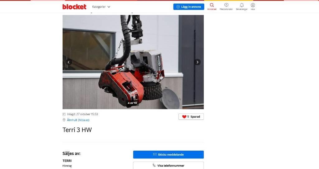 Terri 3HW Harvesterit