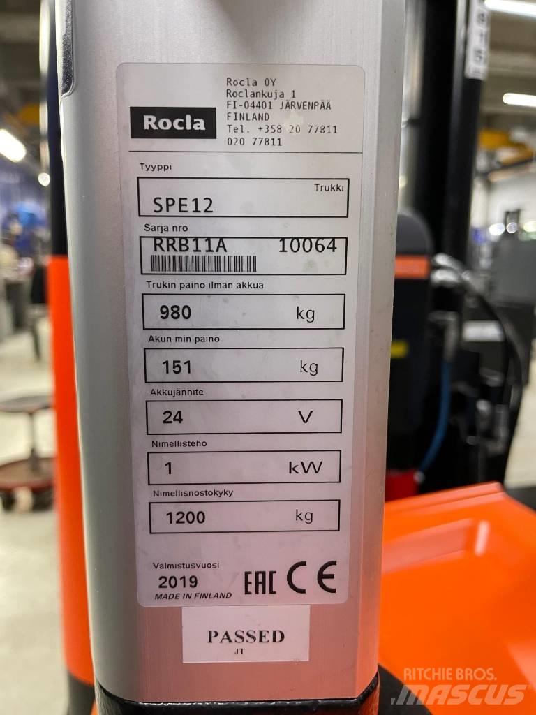 Rocla SPE12 Ajettavat pinoamisvaunut