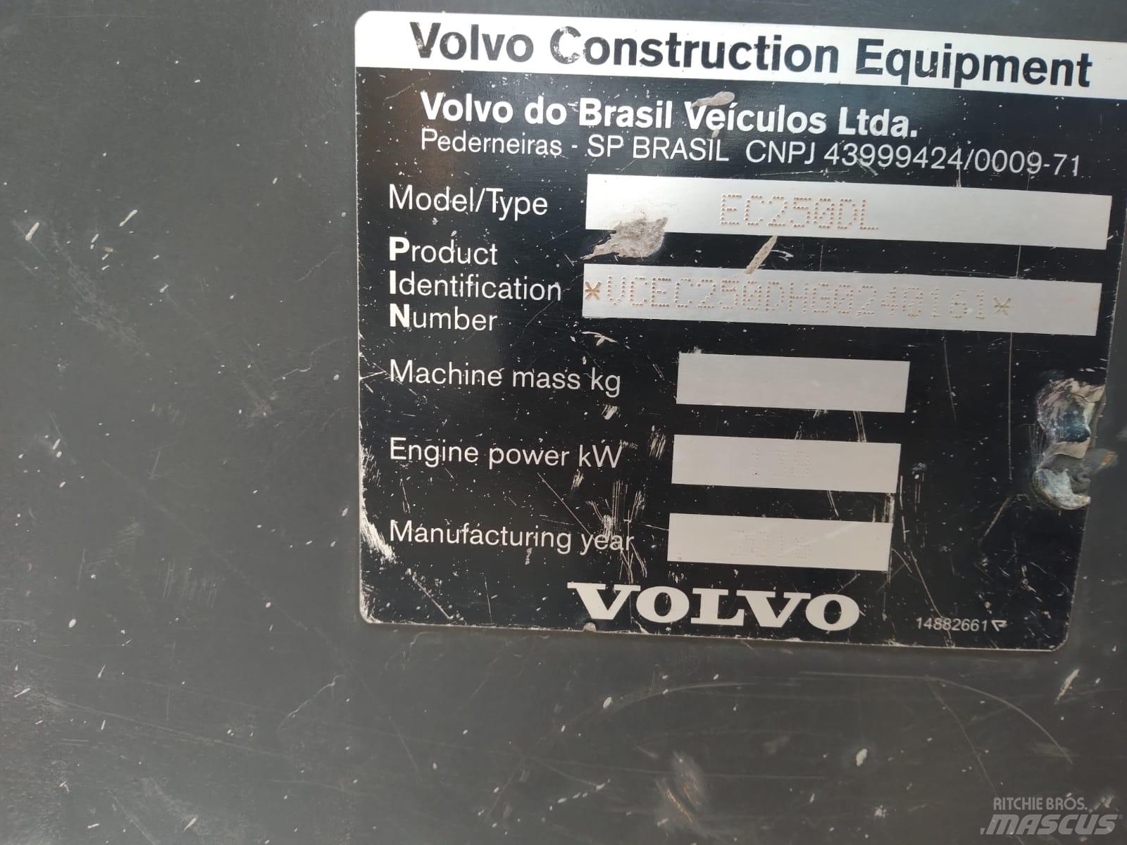 Volvo EC 250 D L Telakaivukoneet