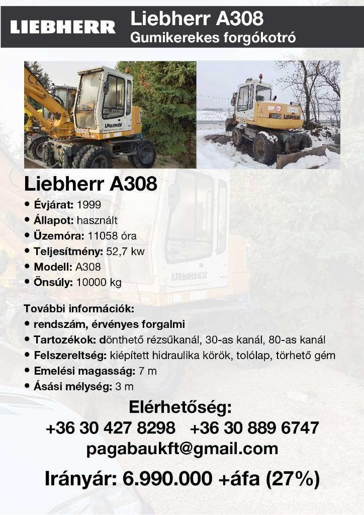 Liebherr A 308 Pyöräkaivukoneet