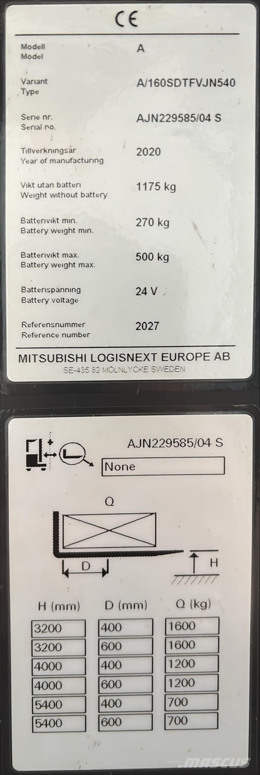 Atlet A160 Ajettavat pinoamisvaunut