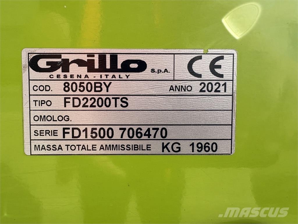 Grillo FD2200TS Päältäajettavat ruohonleikkurit