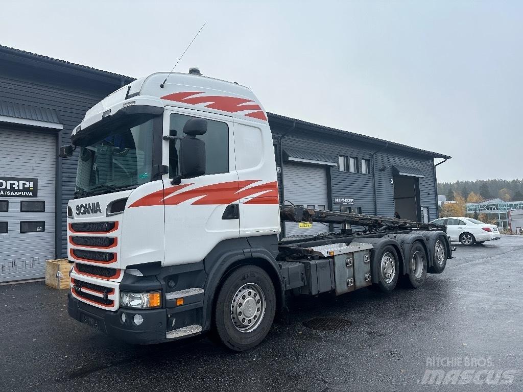 Scania R520 8x2/4 Vaihtolava-autot