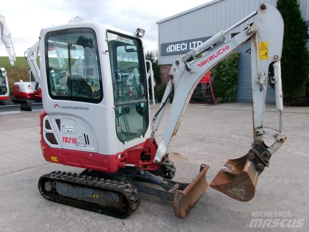 Takeuchi TB 216 Minikaivukoneet < 7t