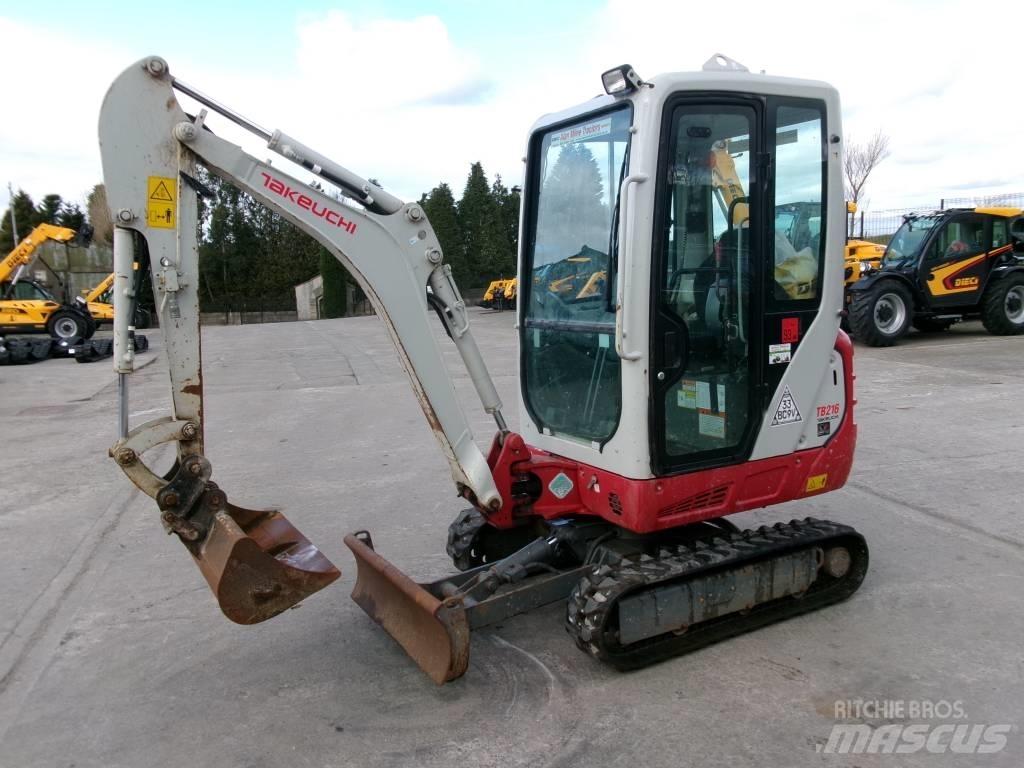 Takeuchi TB 216 Minikaivukoneet < 7t