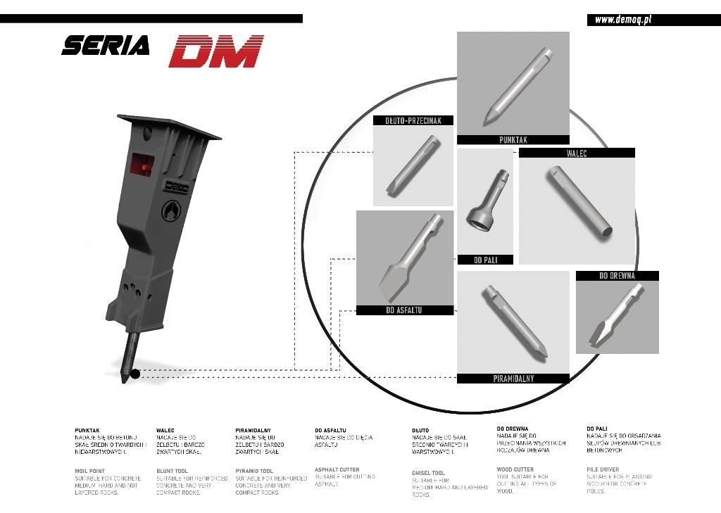  DEMOQ  DM250 Iskuvasarat