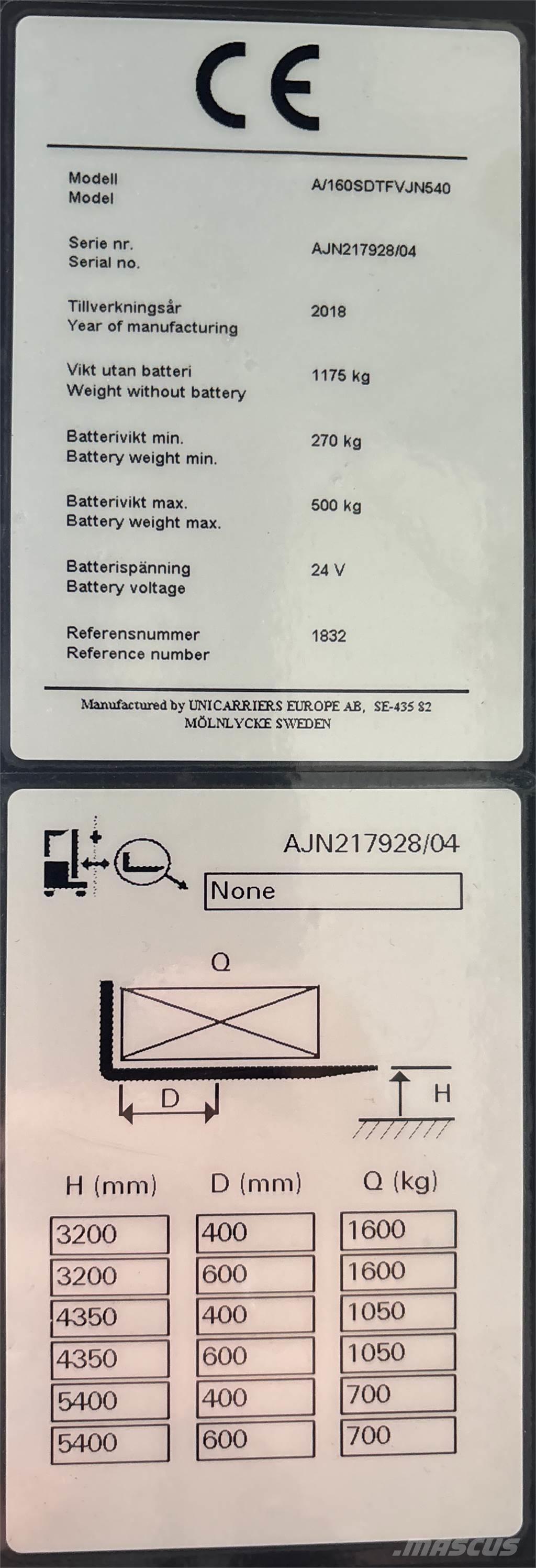 Atlet A160 Ajettavat pinoamisvaunut