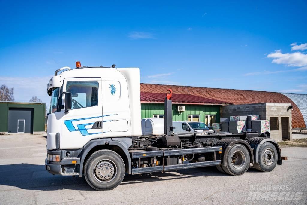 Scania R 144 GB Koukkulava kuorma-autot