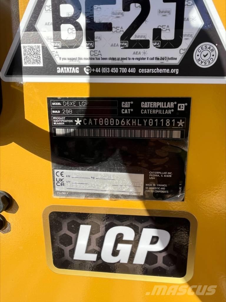 CAT D6 XE LGP Telaketjupuskutraktorit