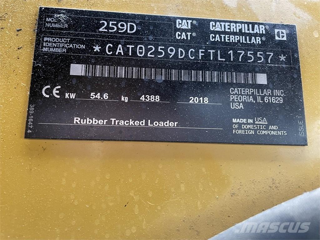 CAT 259D HF Liukuohjatut kuormaajat