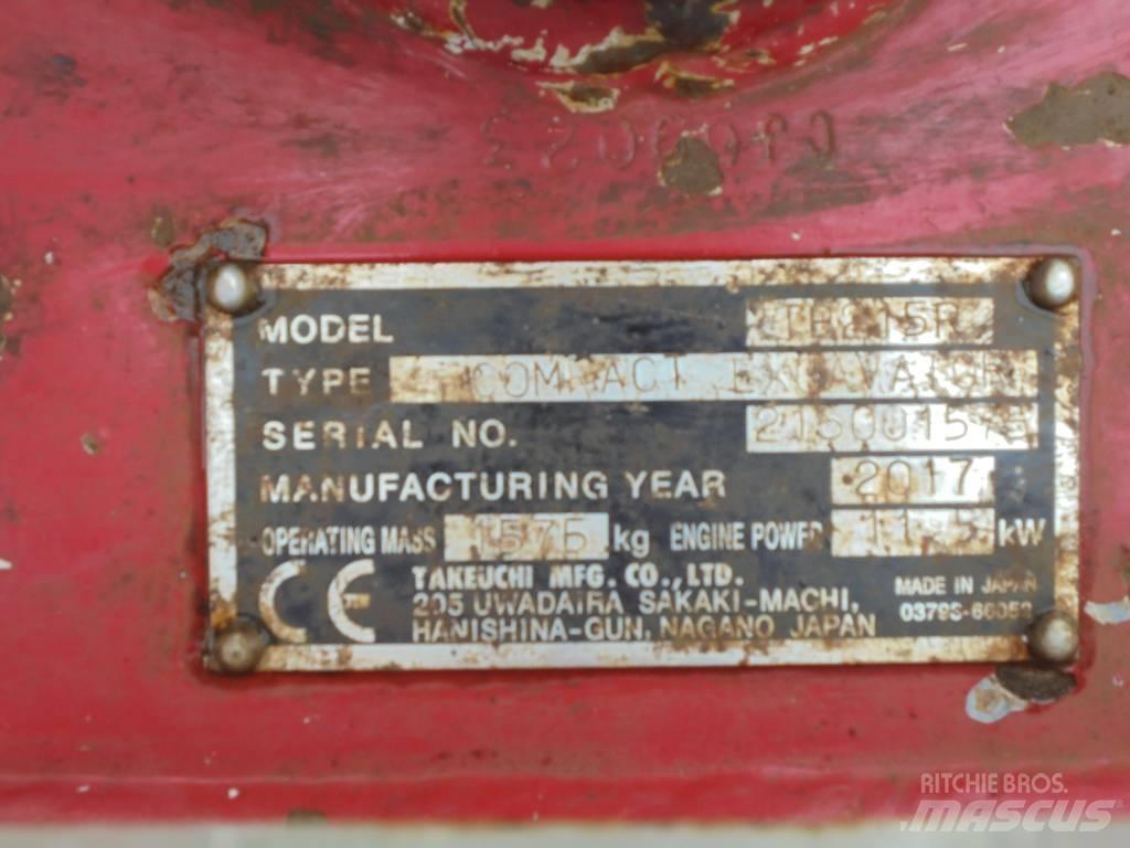 Takeuchi TB215R Minikaivukoneet < 7t