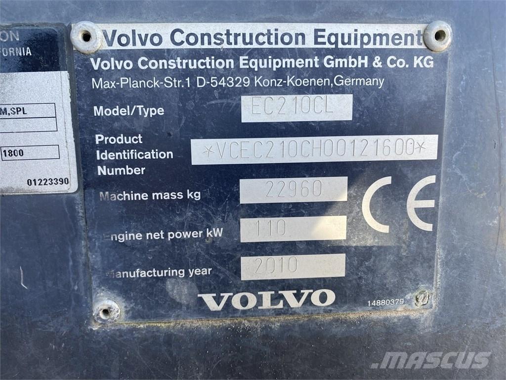 Volvo EC 210 C L Telakaivukoneet