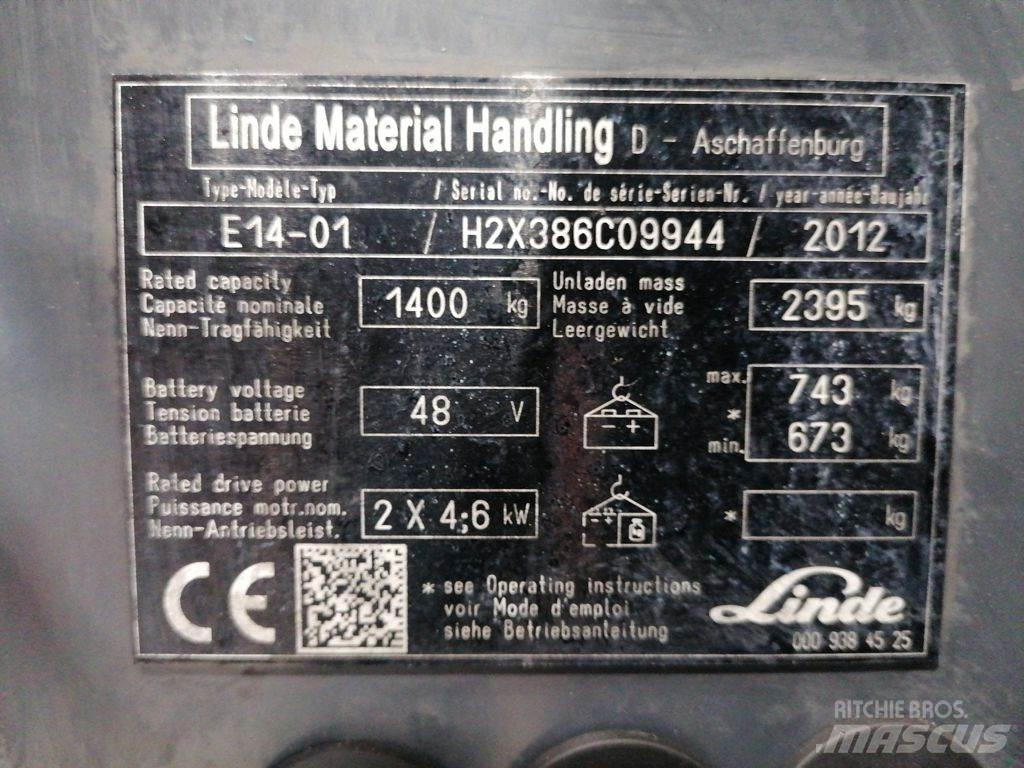 Linde E14-01 Sähkötrukit
