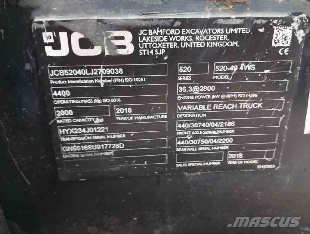 JCB 520-40 Kurottajat
