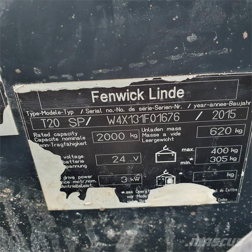 Linde T20SP kurz Lavansiirtotrukit