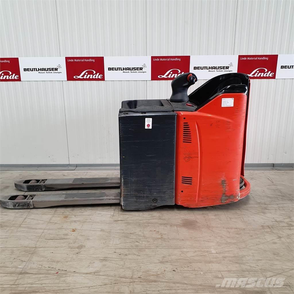 Linde T20SP kurz Lavansiirtotrukit