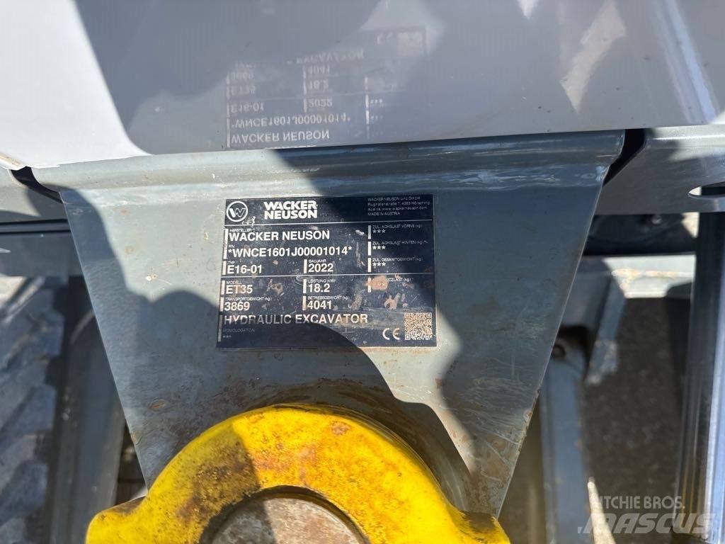 Wacker Neuson ET35 Telakaivukoneet