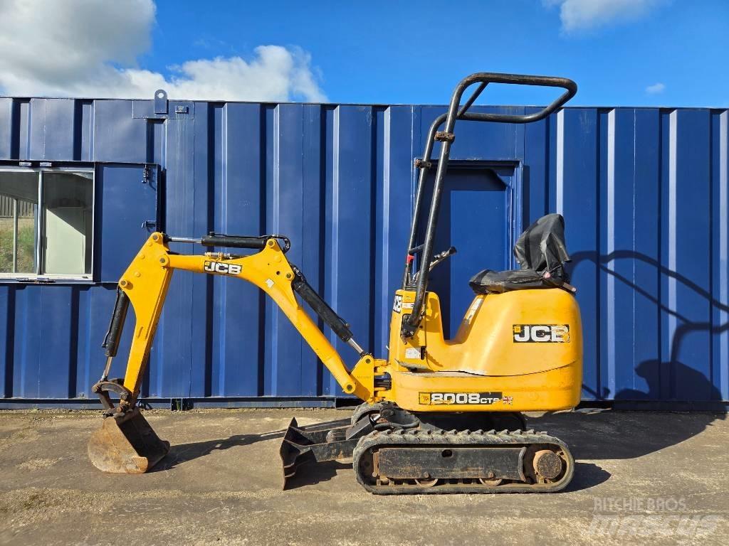 JCB 8008 CTS 3 Bkts Minikaivukoneet < 7t