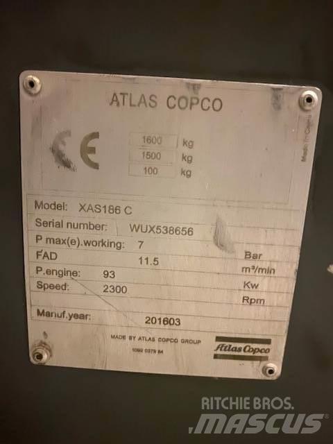 Atlas Copco XAS 186 Kompressorit
