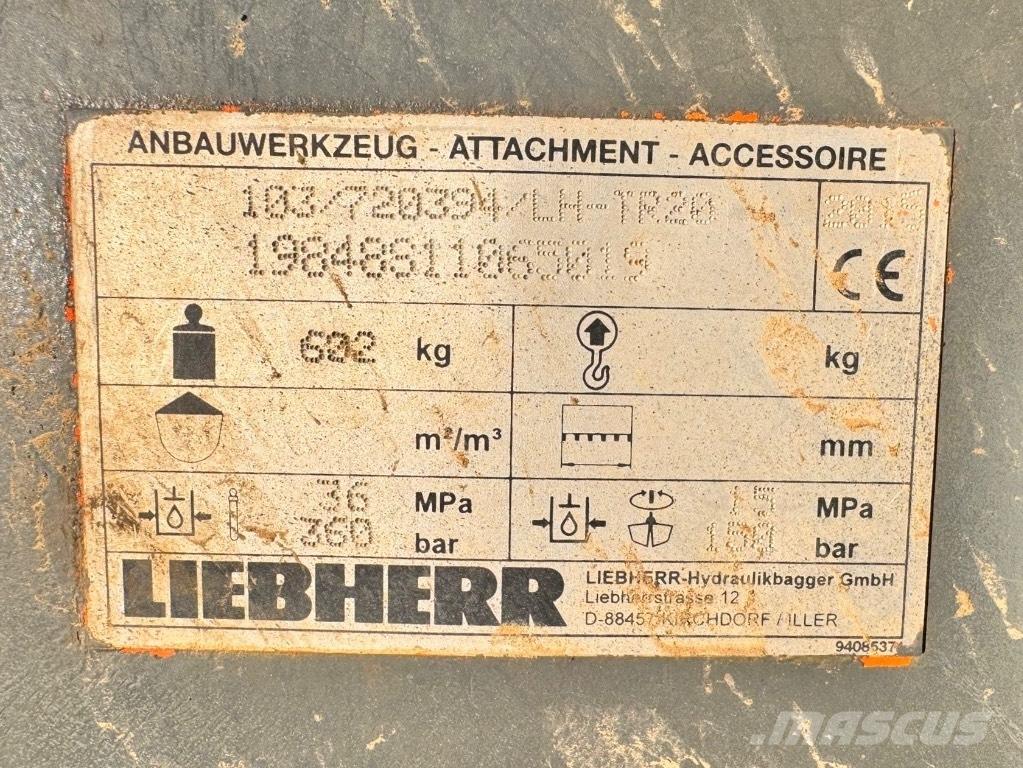Liebherr LH-TR 20 Pikakytkimet