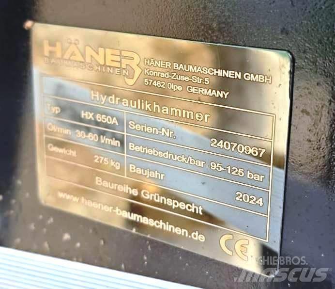 Häner HX650A Iskuvasarat