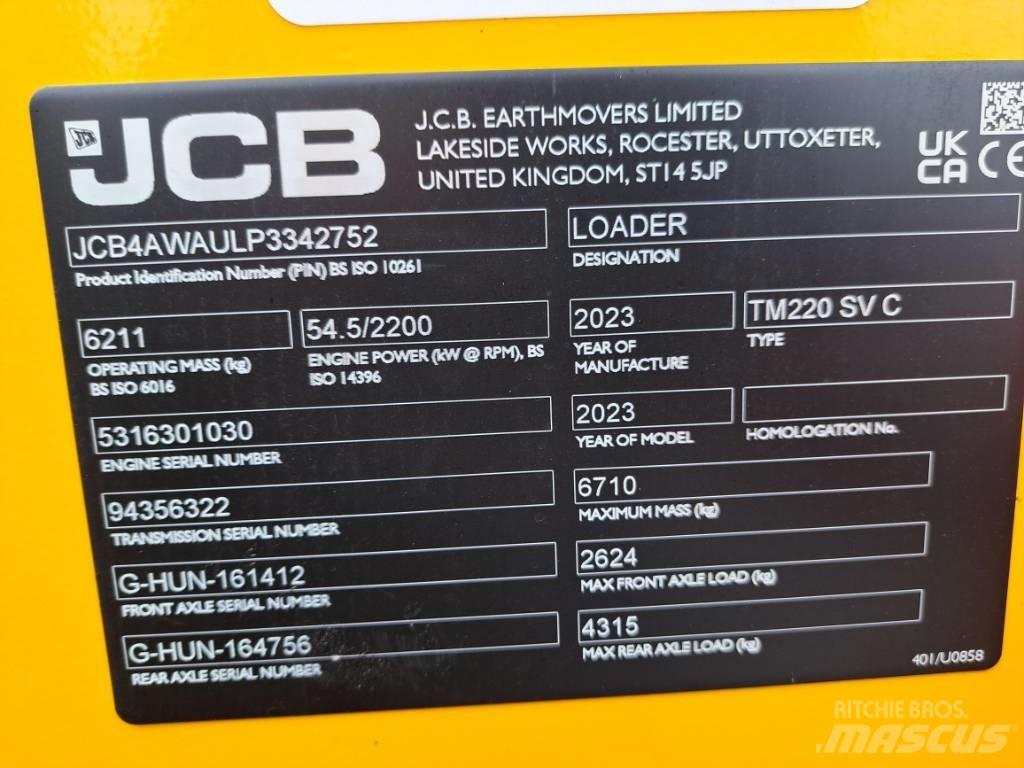 JCB TM 220 SV Pyöräkuormaajat