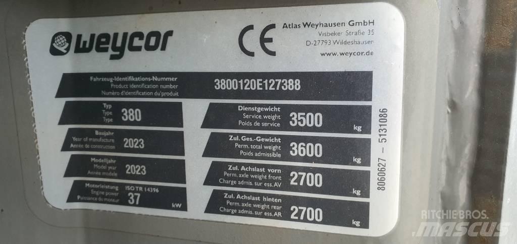 Weycor AR 380 Pyöräkuormaajat