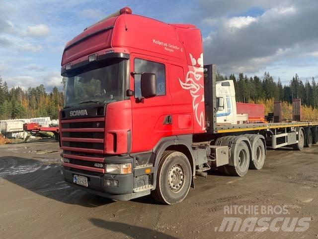 Scania R420, 6x2 Vetopöytäautot