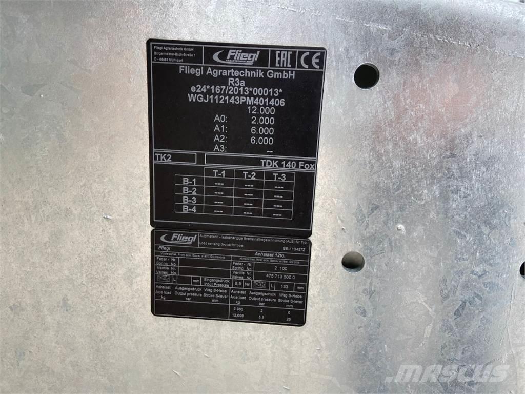Fliegl TDK 140 FOX Muut maatalouskoneet
