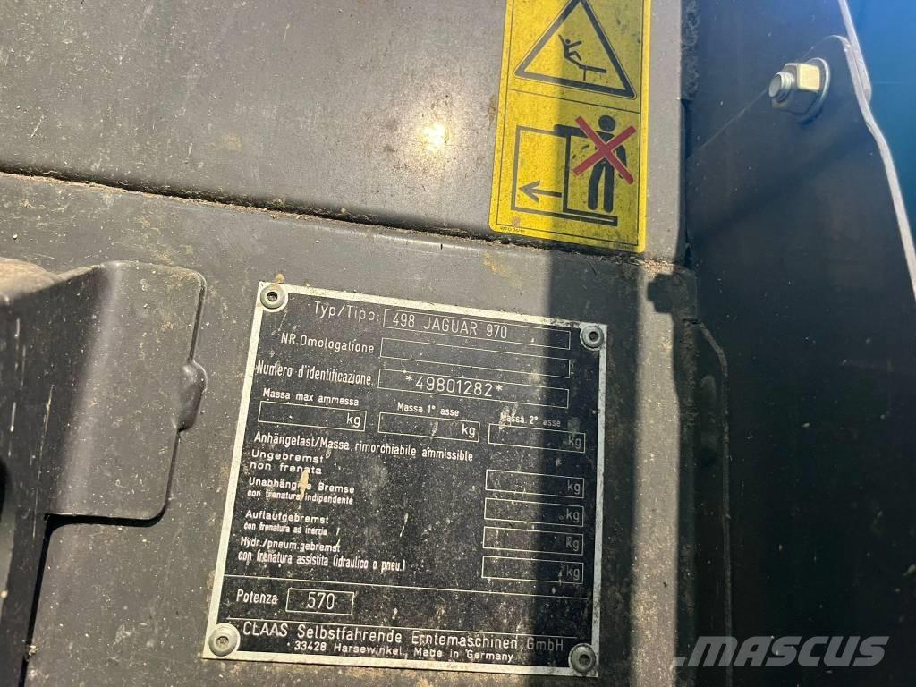 CLAAS Jaguar 970 Ajosilppurit