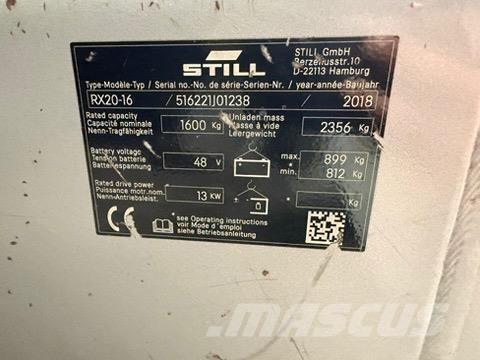 Still RX20-16 Sähkötrukit