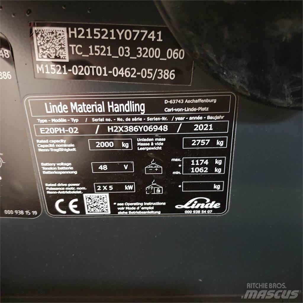 Linde E20PH Sähkötrukit