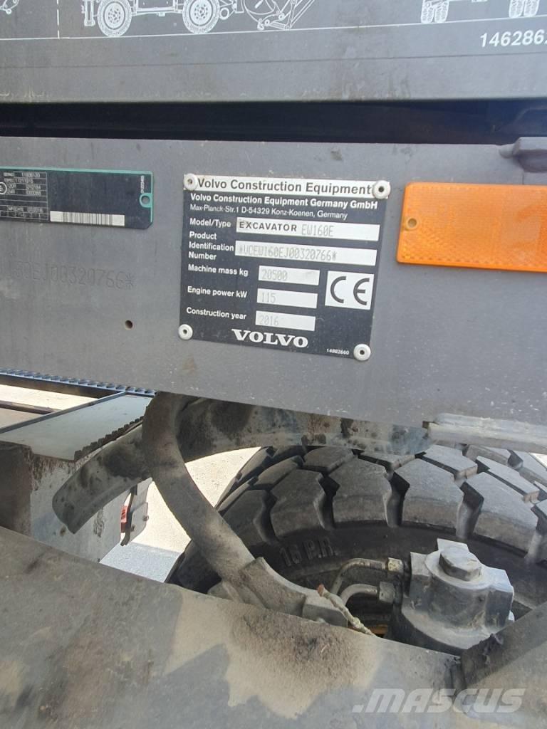 Volvo EW 160 E Pyöräkaivukoneet
