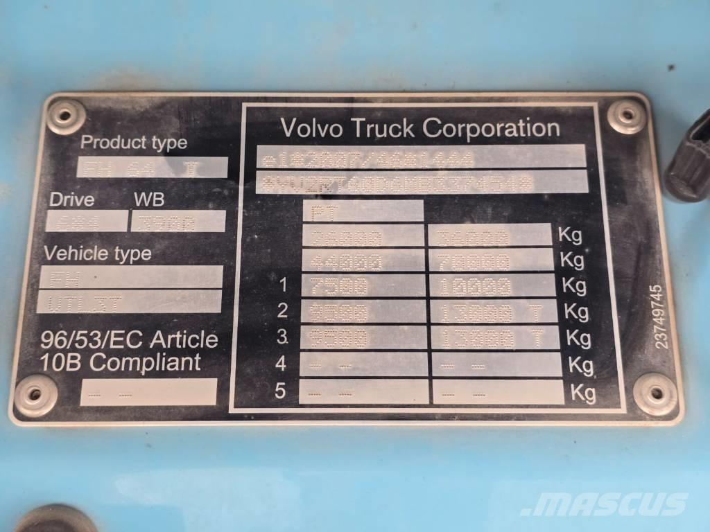 Volvo FH 540 80Ton Vetopöytäautot