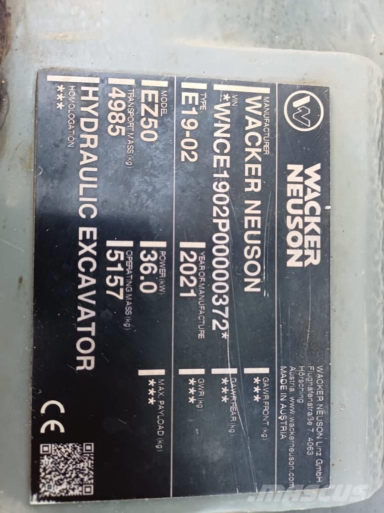Wacker Neuson EZ 50 Minikaivukoneet < 7t