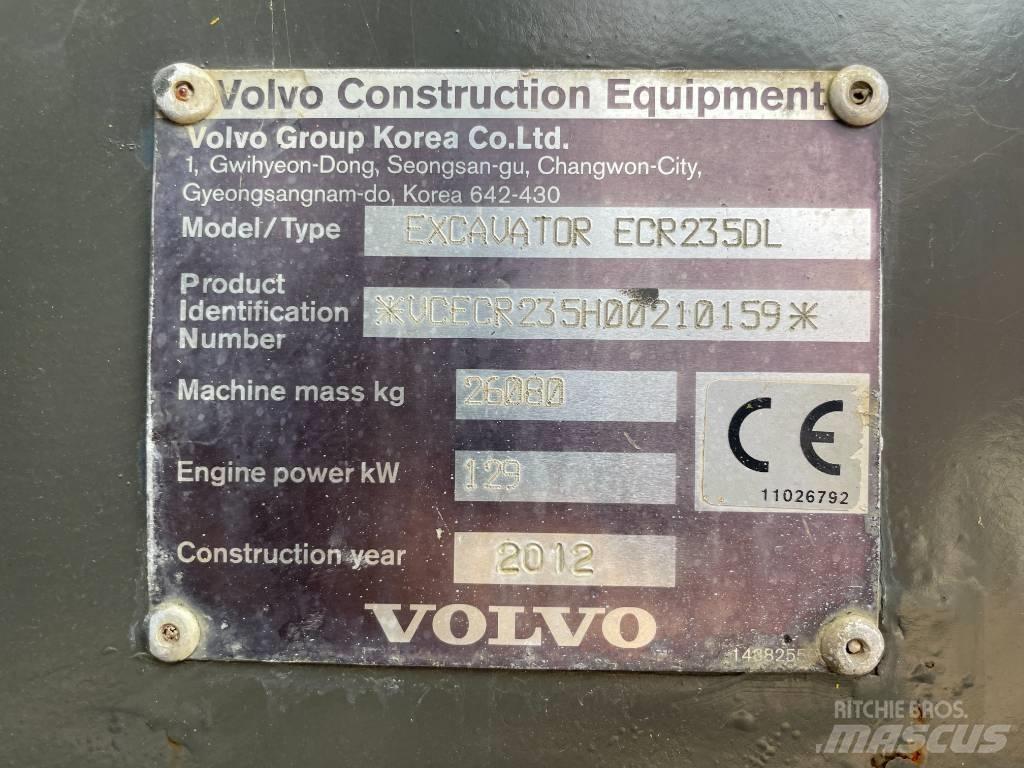 Volvo ECR 235 DL Telakaivukoneet