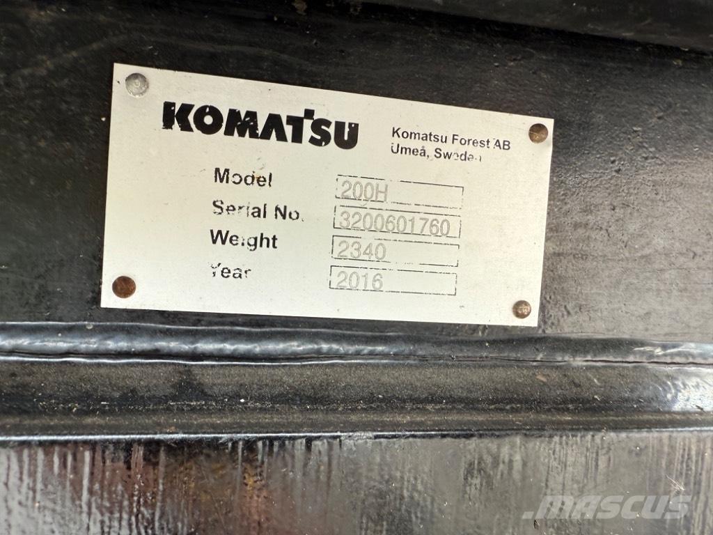 Komatsu 901 Harvesterit