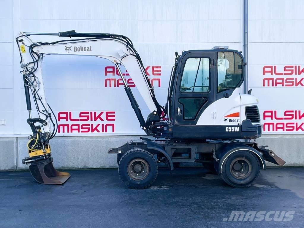 Bobcat E 55 W Pyöräkaivukoneet