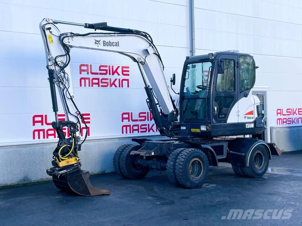 Bobcat E 55 W Pyöräkaivukoneet