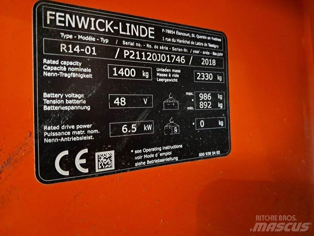Linde R14-01 Työntömastotrukit