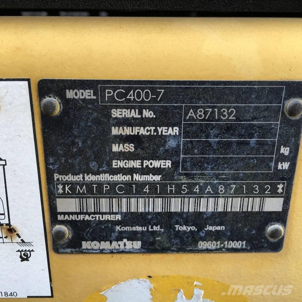 Komatsu PC 400-7 Telakaivukoneet