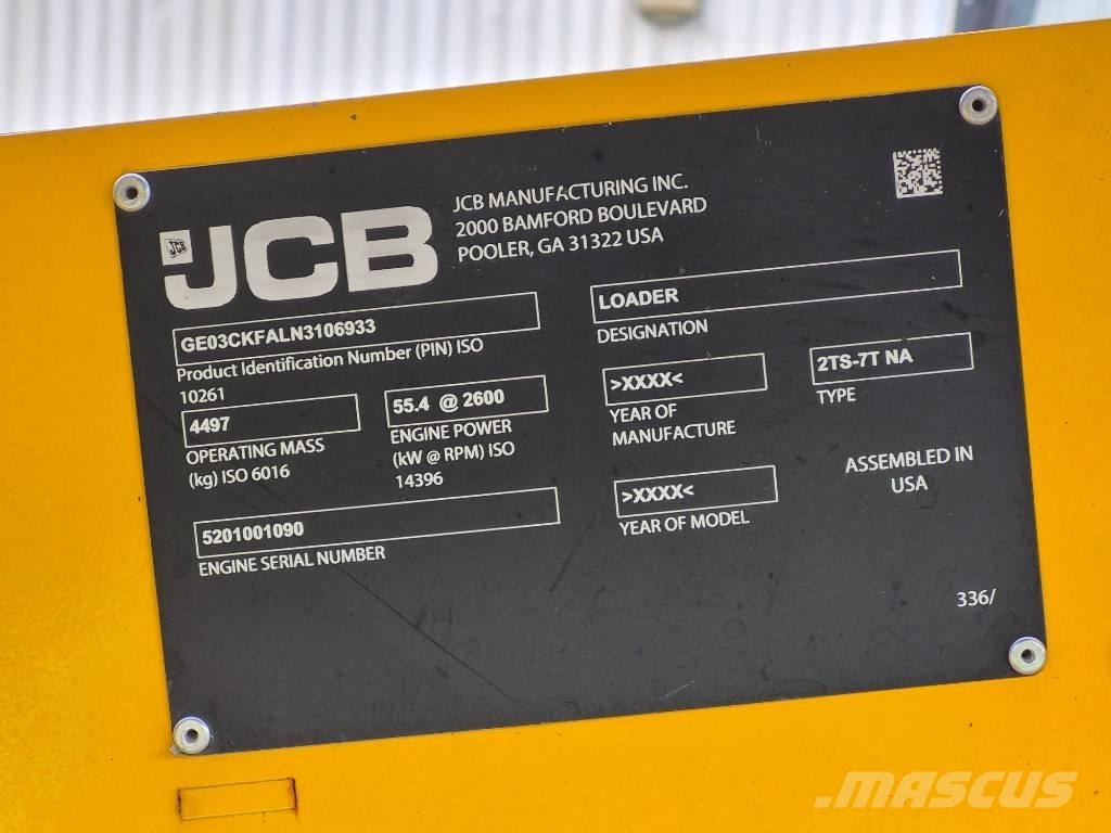 JCB 2 TS 7T Liukuohjatut kuormaajat