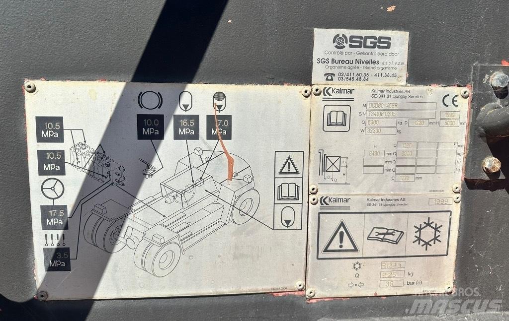 Kalmar DCD 80-45R Dieseltrukit