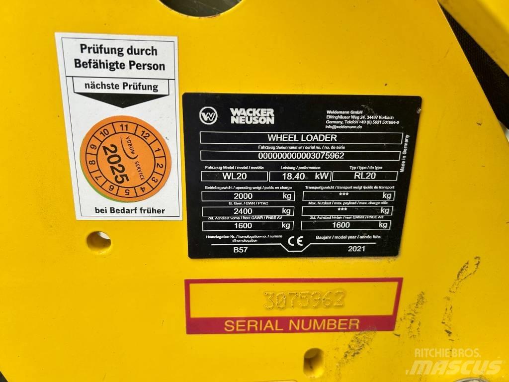 Wacker Neuson WL 20 Pyöräkuormaajat