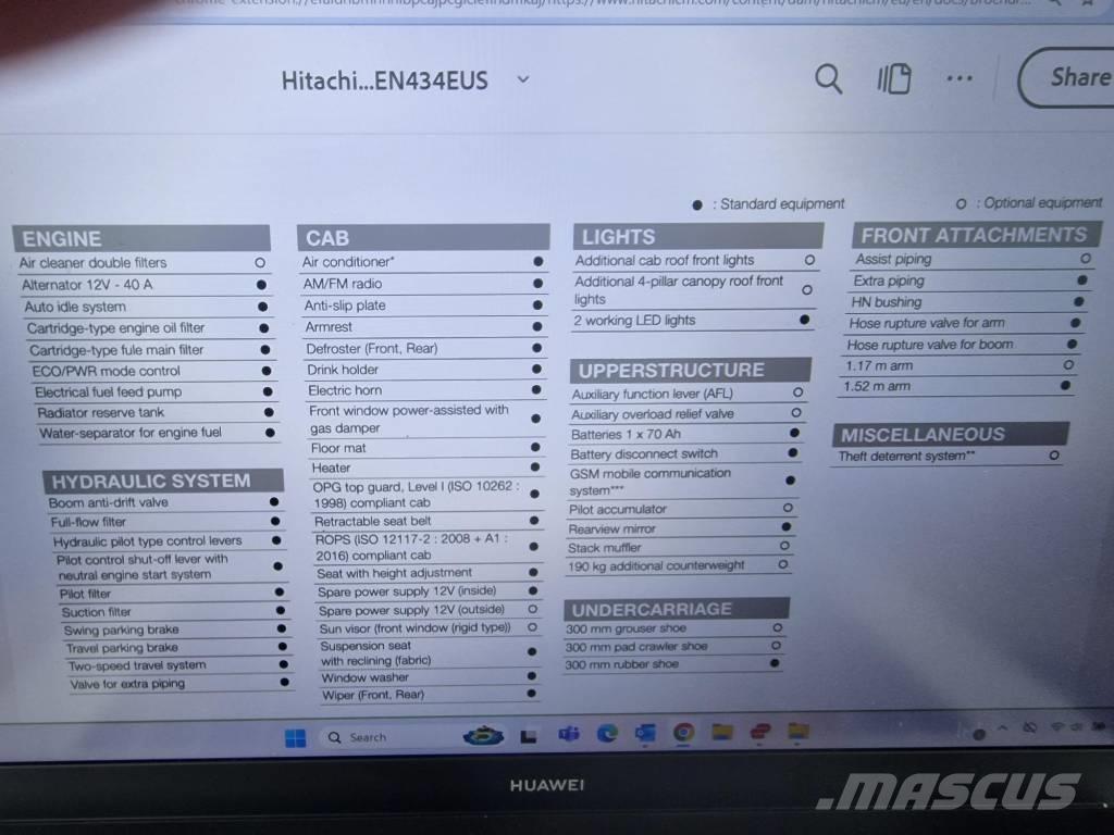 Hitachi ZX 33 U-6 Minikaivukoneet < 7t