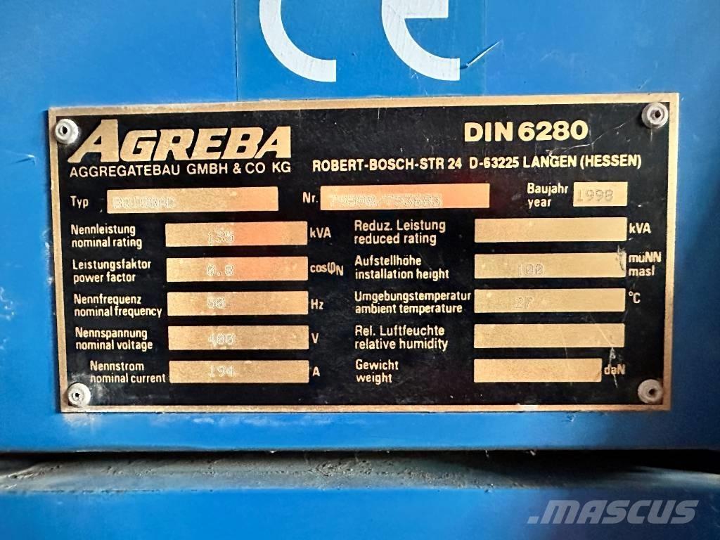 Cummins Agreba Dieselgeneraattorit