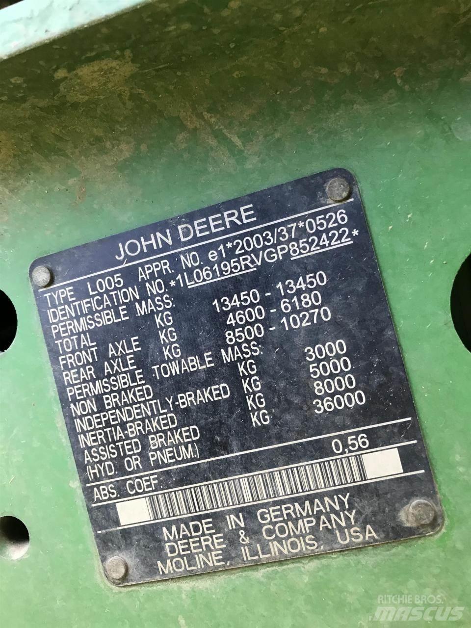John Deere 6195R Traktorit