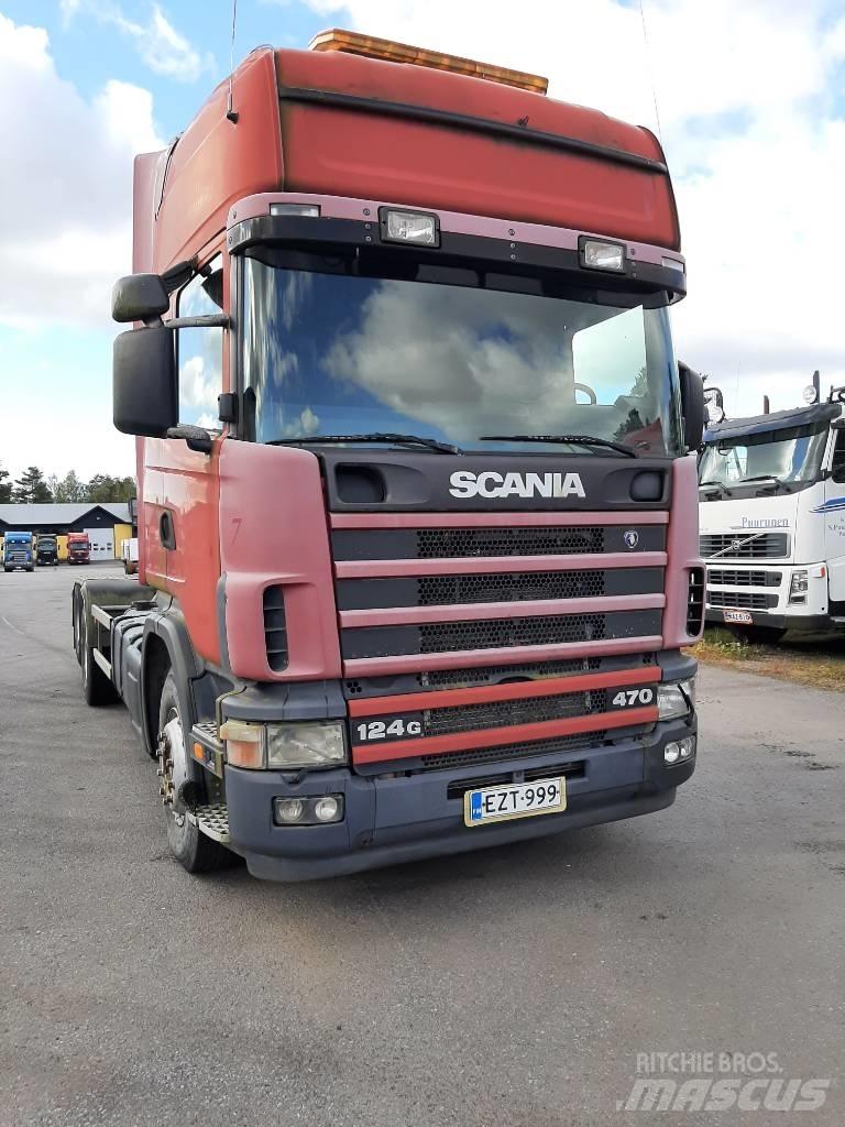 Scania R 124 Koukkulava kuorma-autot
